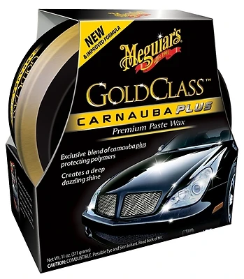 Meguiar's G7014J Gold Class Carnauba Plus Paste Car Wax, 11 Oz