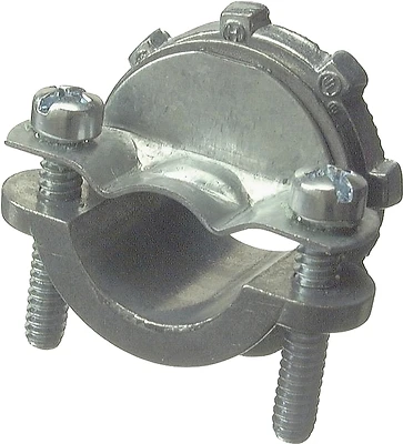 Halex 90513 Clamp Connector, Twin Screw, Zinc, 1-In.