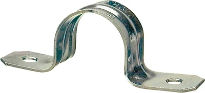 Halex 26126 Steel Conduit Strap, 2-Hole, 2-In., 2-Pk.