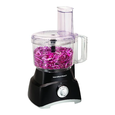 Hamilton Beach 70740 Food Processor, 8-Cup, 450W, 2-Speed, Black