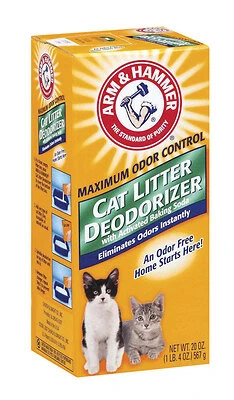 Arm & Hammer 15020 Cat Litter Deodorizer, Baking Soda, 20 oz.