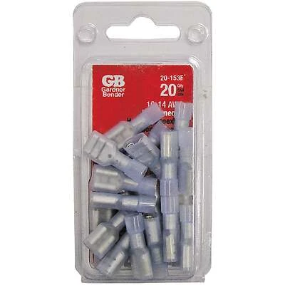 Gardner Bender 20-153F Female Disconnect Terminals, 16-14 AWG, 20-Pack