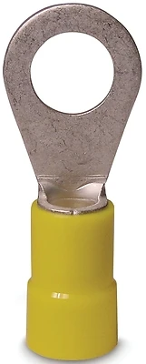 Gardner Bender 20-107 Ring Terminal, Vinyl Insulated, 12-10 AWG, 1/4 in, 14-Pk.