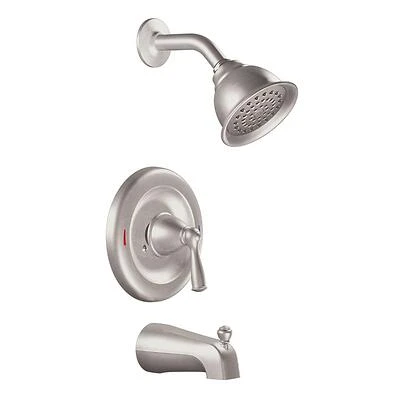 Moen 82910SRN Banbury Posi-Temp 1-Handle Tub and Shower Faucet, Brushed Nickel