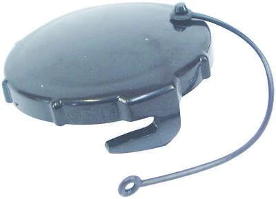 US Hardware RV-509B Termination Cap, 3 in ID, Plastic, Black