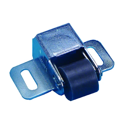 US Hardware WP-9174C Roller Catch, Rubber/Steel, Mill