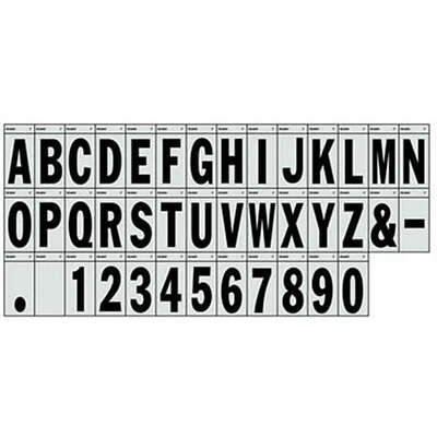 Reflective Adhesive BLANK, Thin Cut, Vinyl, 3-In.