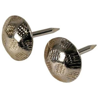 Furniture Nails Nickel Finish (25Pk) Hillman Nails 532458 008236123777