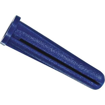 Wall Anchor, Conical Plastic, 8-10 x 7/8-In., 50-Pk.