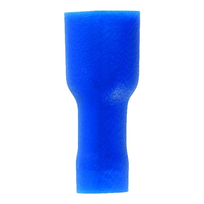 16-14 Ga. Insulated Wire Female Disconnect Blue Vinyl 5 Pk, .250 In Tab