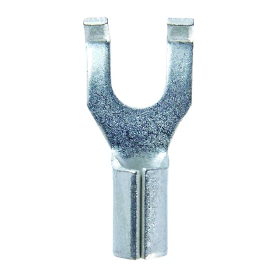 16-14 Ga. Uninsulated Flanged Wire Terminal Silver 5 Pk, #6 Stud Size