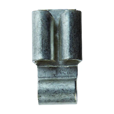 16-14 Ga. Uninsulated Wire Terminal Disconnect Silver 5 Pk, .187 In Tab Size
