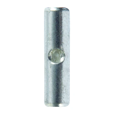 16-14 Ga. Uninsulated Wire Terminal Butt Splice Connector Silver 5 Pk