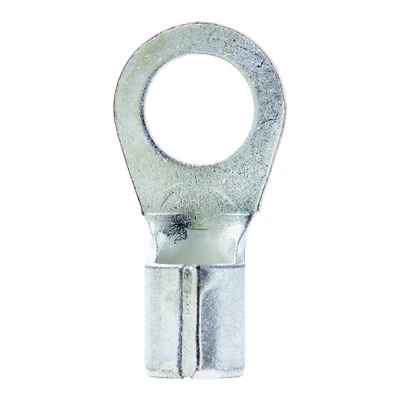 Jandorf 60788 Ring Terminal, 6 AWG Wire, 3/8 In. Stud, 2 Pk