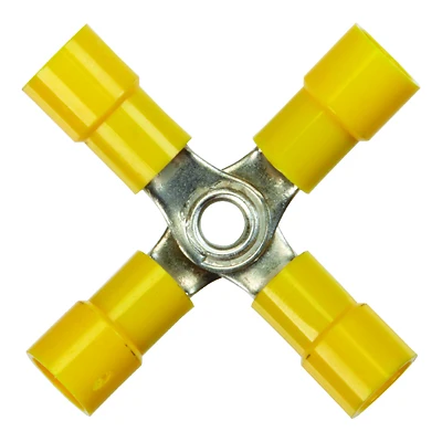 12-10 Ga. Insulated Wire Terminal Butt Splice Yellow 2 Pk, Model 60819