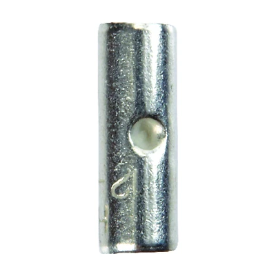 12-10 Ga. Uninsulated Wire Terminal Butt Splice Connector Silver 5 Pk