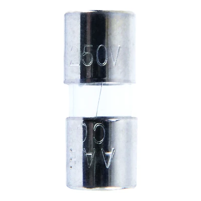 Aga 2 Amp 250 Volt Fast Acting Glass Fuse 4 Pk, 1/4 X 5/8 In