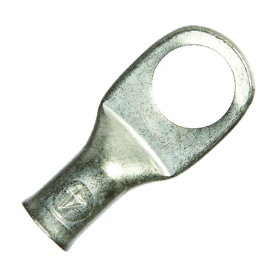 4 Ga. Uninsulated Wire Electrical Lug, Silver, 1/2 In Stud, 1 Pk
