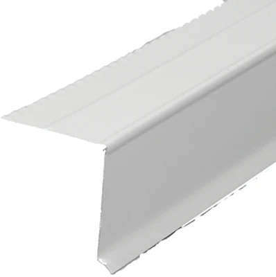 1.5 in. x 1.5 in. x 10 ft. Commercial 28ga White Galvanized Drip Edge