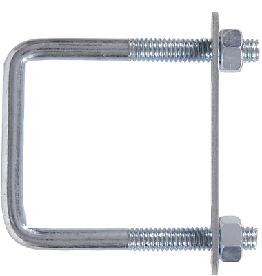 320896 Flagged - Square Ubolts, 0.375-16 x 7 x 3 in. - Pack of 5