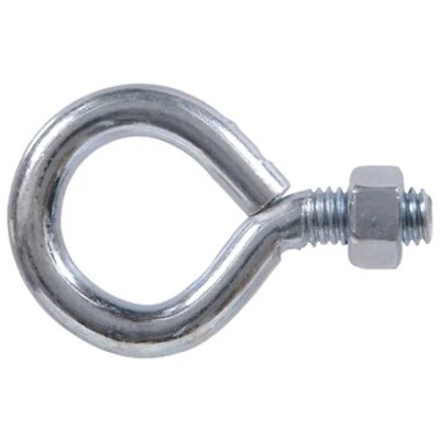 Zinc Plated Eye Bolt 3/8" X 2-1/2" With Hex Nut - Heavy Duty Fastening