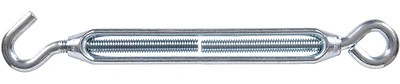 321880 Flagged - Hook & Eye Turnbuckles, 12 mm - 24T x 6.375 in. - Pack of 10