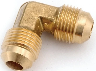 Anderson Metals 754055-10 Brass Flare Elbow, Lead Free, 5/8 In., 90 Deg
