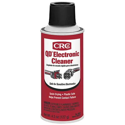 CRC 05101 QD Electronic Cleaner Aerosol, 4.5 Oz.