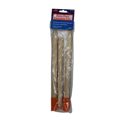 12 In. L X 1-1/4 In. D Wood Extension Pole - Durable And Reliable