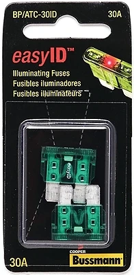 Easy ID Illuminating Auto Fuse, 2-Pk., 30A