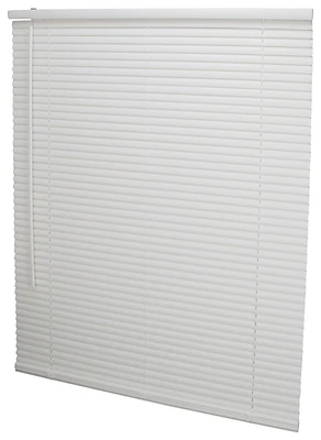 Simple Spaces PVCMB-10A Cordless Vinyl Mini Blind, 35 in. W x 64 in. L, White