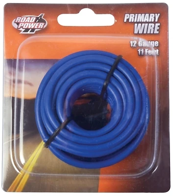 Road Power 55671633 Primary Wire, Blue, 12-Gauge, 11 Ft.