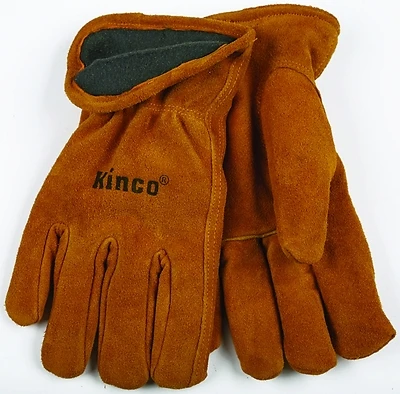 Kinco 50RL-L Heatkeep Lined Cowhide Leather Gloves, Men's Large