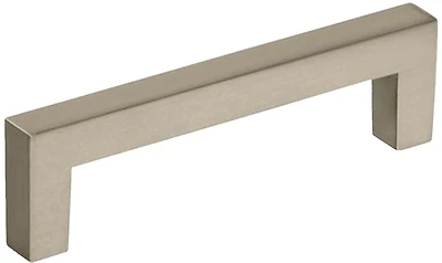 Monument 3.75 In. Satin Nickel Contemporary Cabinet Drawer Pull
