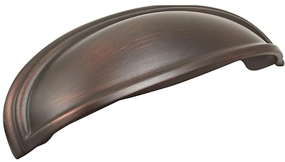 Ashby 3 & 4 In. Oil-rubbed Bronze Cup Cabinet Drawer Pull