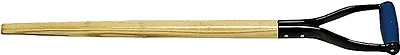 Shovel Handle, Straight, Hollowback, D-Grip, Ash, 30 In.