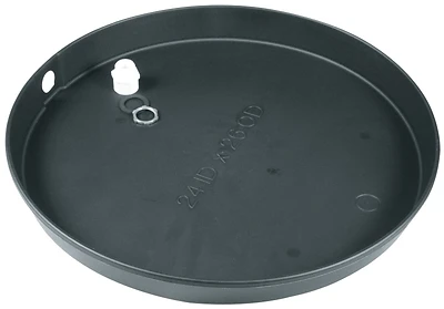 Camco Water Heater Pan With Fitting, Plastic Polymer, 24 In.