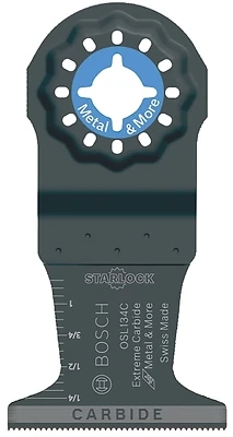 Starlock Plunge Cut Blade, Carbide, 1-3/4 In.