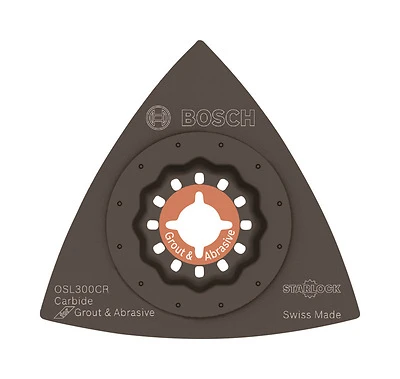Starlock Delta Rasp, Carbide Grit, 3 In.