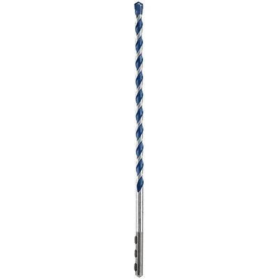 BluGranite Turbo Hammer Drill Bit, Carbide, 1/4 x 10 x 12 In.