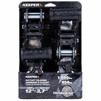 Woods Camo Ratchet Tie-Down, 1.25 In. x 12 Ft., 2-Pk.