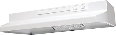 Av1303 30-inch Convertible Range Hood In White With Light And Ducting Options