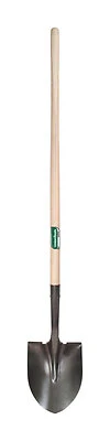 Uniontools Steel Shovel With Hardwood Handle, 9.5 In. Blade, 48 In. Length
