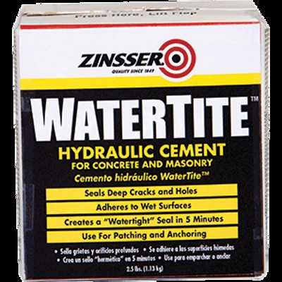 5074 Watertite Hydraulic Cement, 2.5 Lbs. For Waterproofing