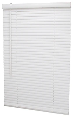Simple Spaces PVCMB-0A Cordless Mini Blind, 42 In L, 23 In W, Vinyl, White, 4 Pack