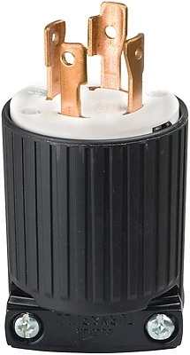 Eaton L1430P 30 Amp 125/250V Twist Lock Plug, NEMA L14-30