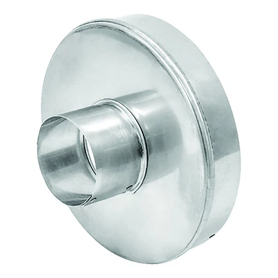 Selkirk 243248 Galvanized Steel Chimney Adapter, VP Pellet to Ultra-Temp Pipe