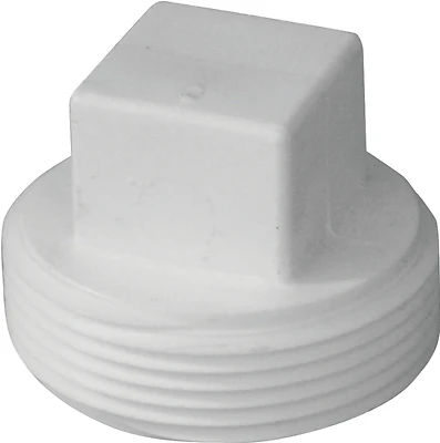 1-1/2 Inch Male Threaded Cleanout Plug, Pvc, Schedule 40