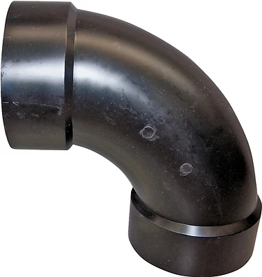 2 Inch Abs Long Sweep 90 Degree Elbow - Canplas Model 102277bc