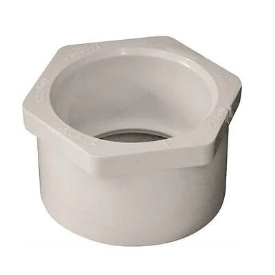 437251bc 2 Inch X 1-1/2 Inch Schedule 40 Pvc Reducing Bushing